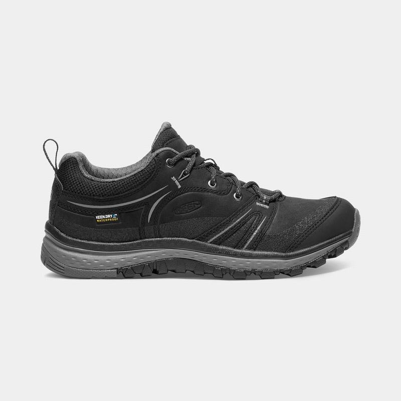 Keen 靴 | キーンテラドラレザーウォータープルーフ 登山 靴 レディース 黒 | 056314-MKJ